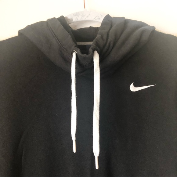 Nike Sportswear Funnel Neck Fleece Hoodie Black S - Picture 3 of 8